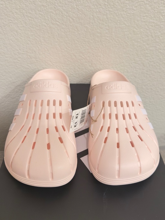 Adidas Adilette Clogs Pink White Shell Toe Slides main image 4